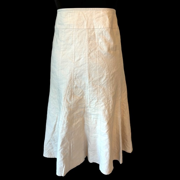 Marc Aurel Beige Full Skirt Size 40/12 - Picture 5 of 8